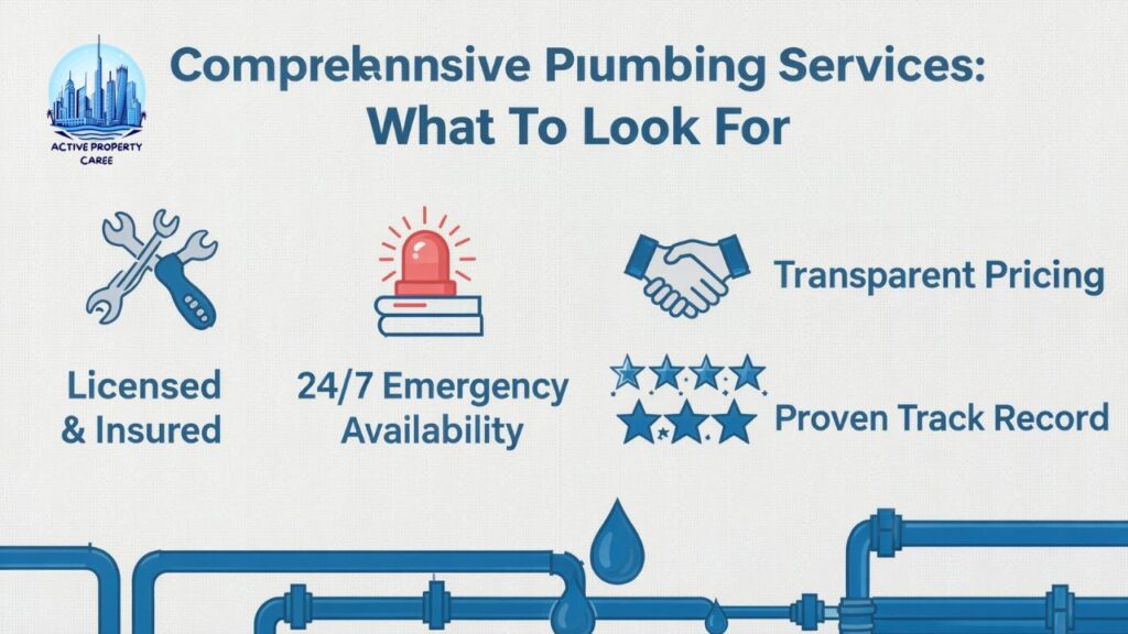 Comprehensive Plumbing Services What To Look For