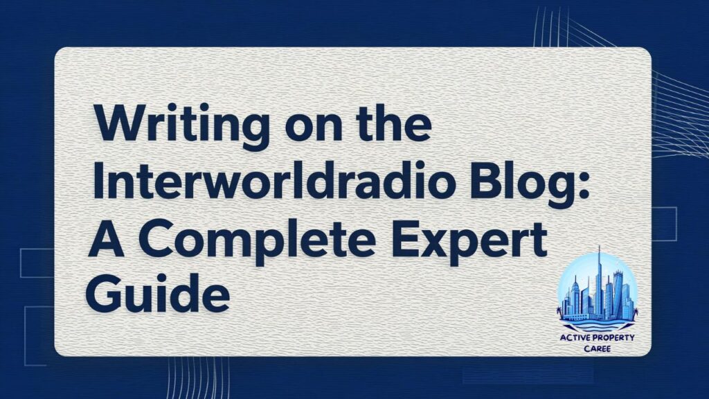 Writing on the Interworldradio Blog A Complete Expert Guide