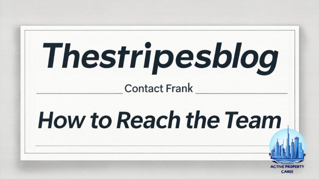 Thestripesblog Contact Frank