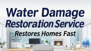 Water Damage Restoration Service Restores Homes Fast