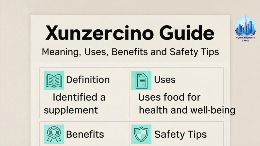 Xunzercino Guide Meaning, Uses, Benefits and Safety Tips